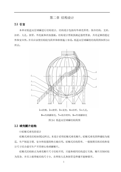 低温双层球罐结构设计