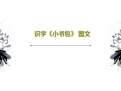 识字《小书包》 图文共23页文档