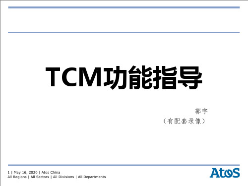 04TCM功能指导