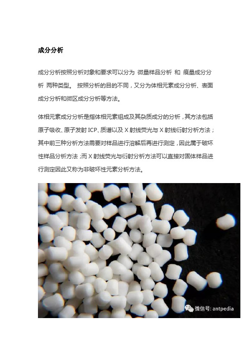 几种常用的材料测试方法分析总结