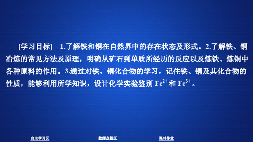 苏教版必修1专题3第2单元铁铜的获取及应用课件(40张)