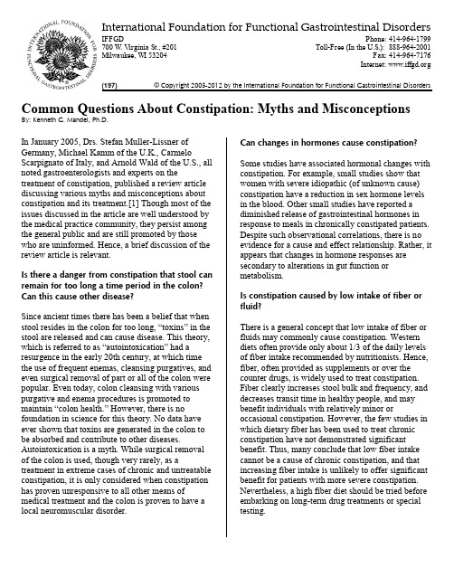 197-Common Questons About Constipation