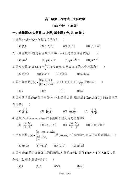 第二章   函数、导数及其应用测试题