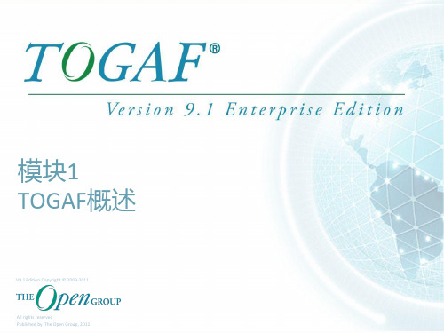 TOGAF-V91-M1-Management-Overview