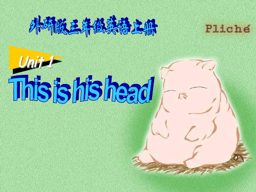 《This is his head》PPT课件