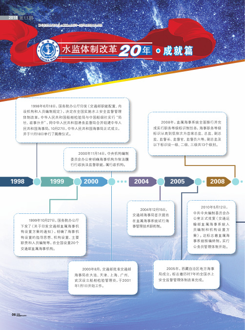 图说20年水监体制改革之路