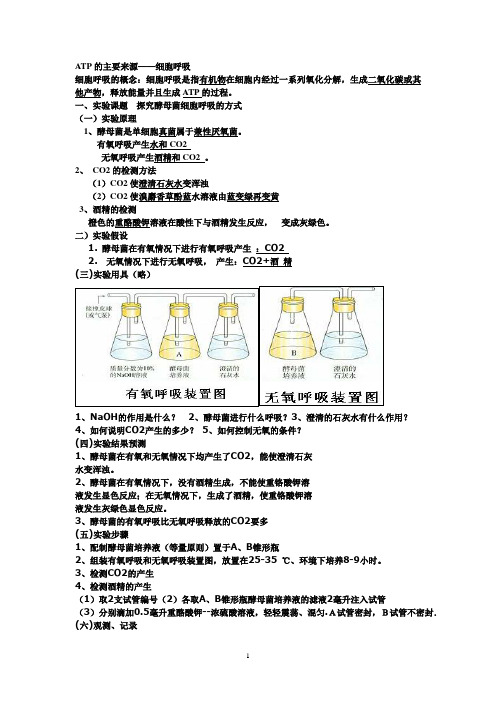 (完整版)光合作用和呼吸作用知识点总结