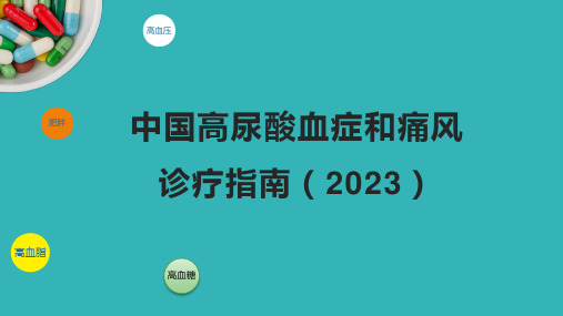 中国高尿酸血症与痛风诊疗指南