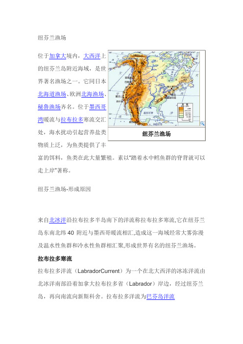 世界四大渔场