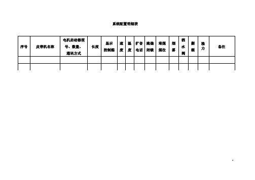 皮带集控及保护系统说明书