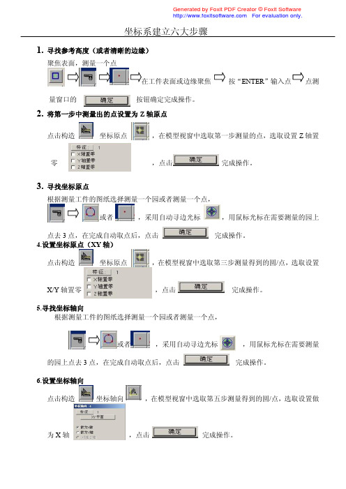 坐标系建立