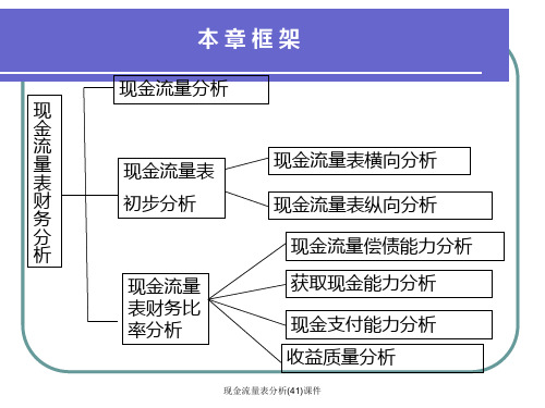 现金流量表分析41课件