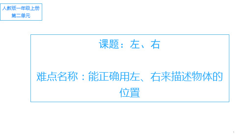 一年级数学_上册优秀ppt_左、右16人教版ppt(11张)精品课件