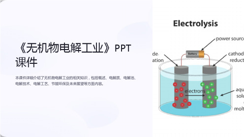 《无机物电解工业》课件