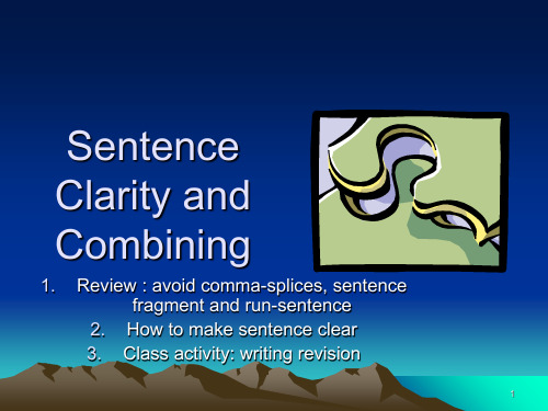 sentence+clarity+and+combining