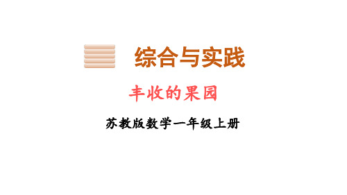 小学数学苏教版一年级上册丰收的果园课件