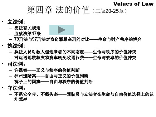 法的价值概述.