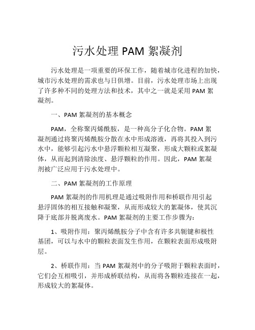 污水处理PAM絮凝剂