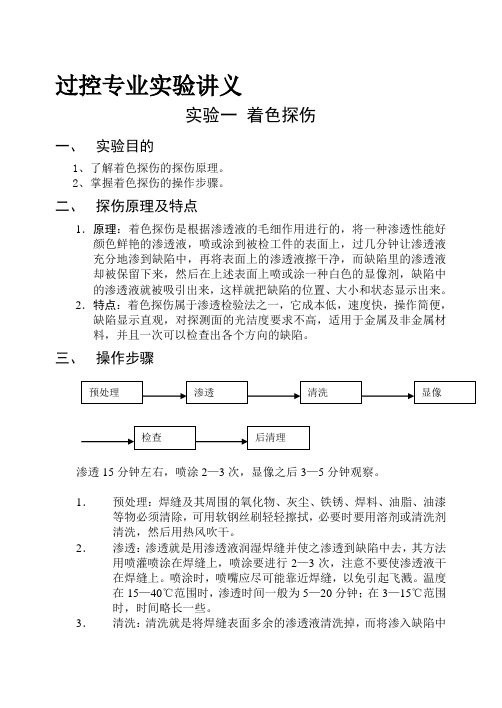 过控专业实验讲义