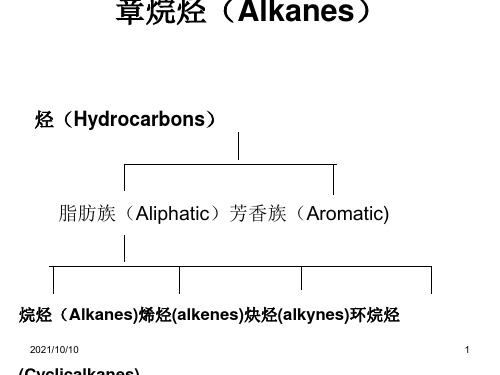 无机化学-烷烃(Alkanes)