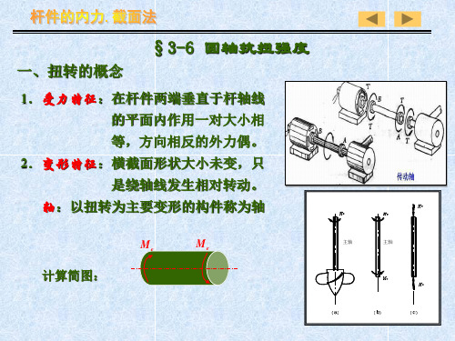 3-6 圆轴抗扭强度