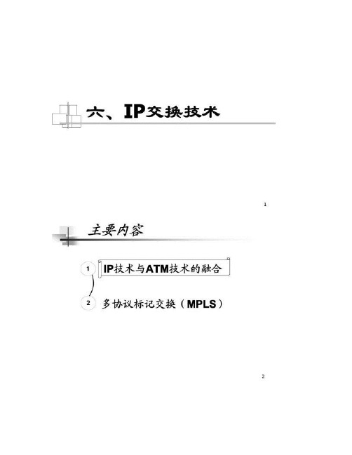交换原理第六章IP交换技术_图文.
