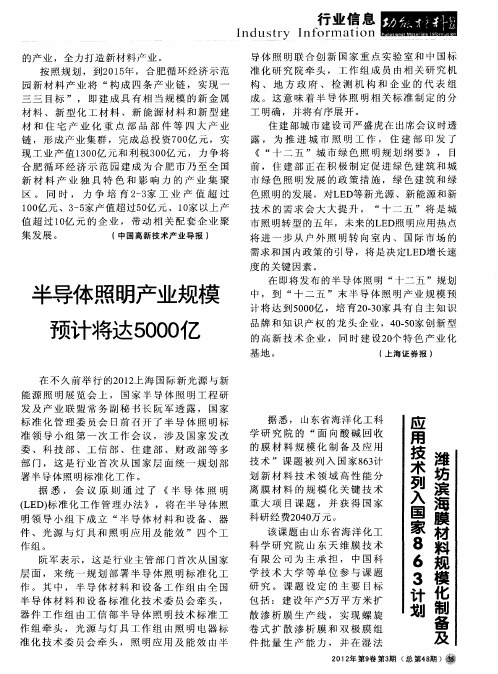 潍坊滨海膜材料规模化制备及应用技术列入国家863计划