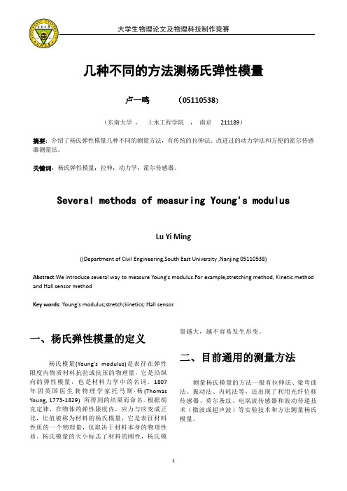 杨氏弹性模量