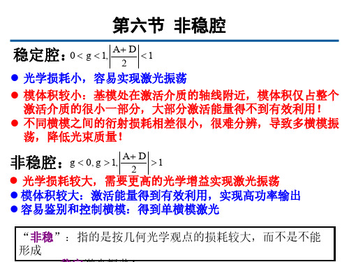 第二章 第六节 非稳腔