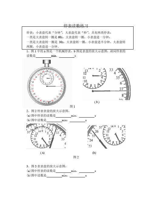 停表