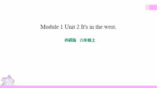 Module1Unit2It’sinthewest(课件)英语六年级上册