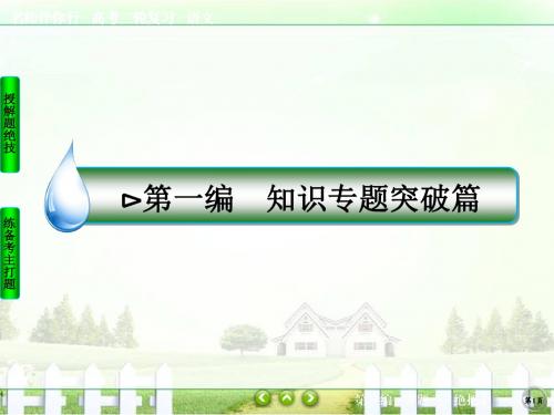 【名师伴你行】2017届高考语文二轮复习(通用版)知识专题突破(课件)专题三古代诗歌阅读绝招10