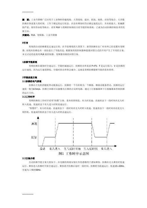 (整理)基于PLR的工业升降梯变频改造