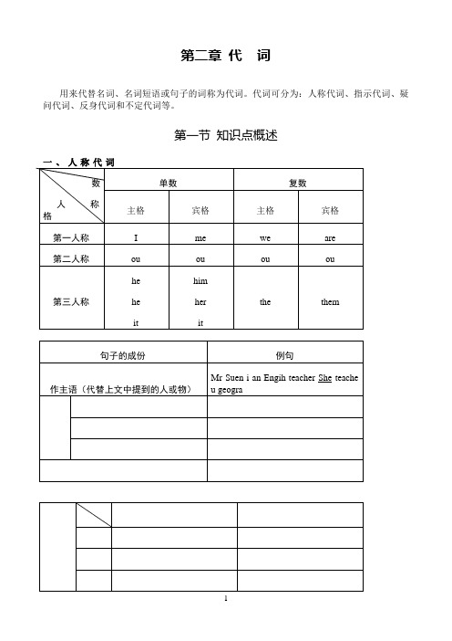 《代词》优秀教案