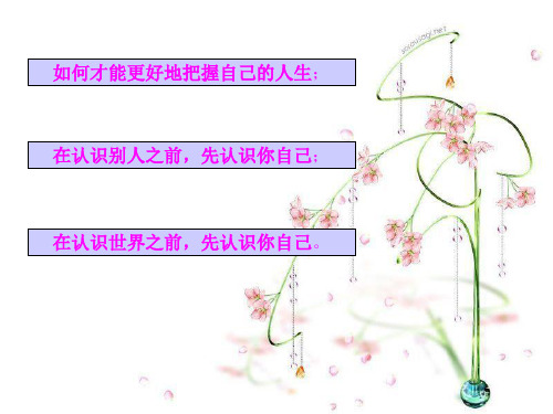 生心理健康与自我意识
