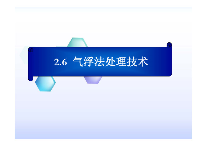 2.6气浮法处理技术--正本