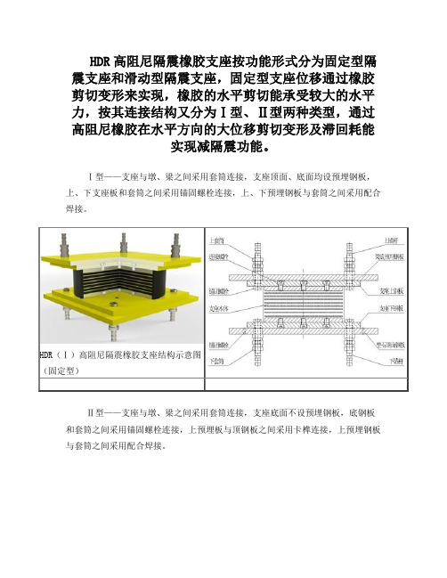 高阻尼橡胶支座