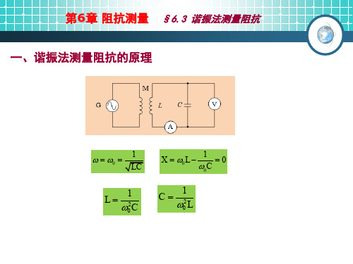 PPT课件-6.3 谐振法测量阻抗