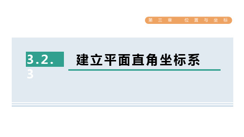 建立平面直角坐标系 课件