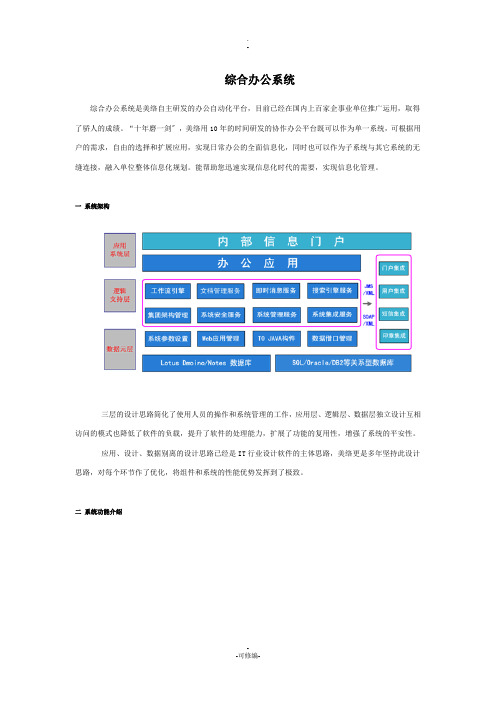 综合办公系统