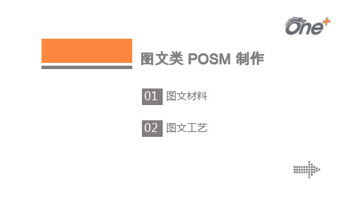 POSM制作材质及工艺-图文类