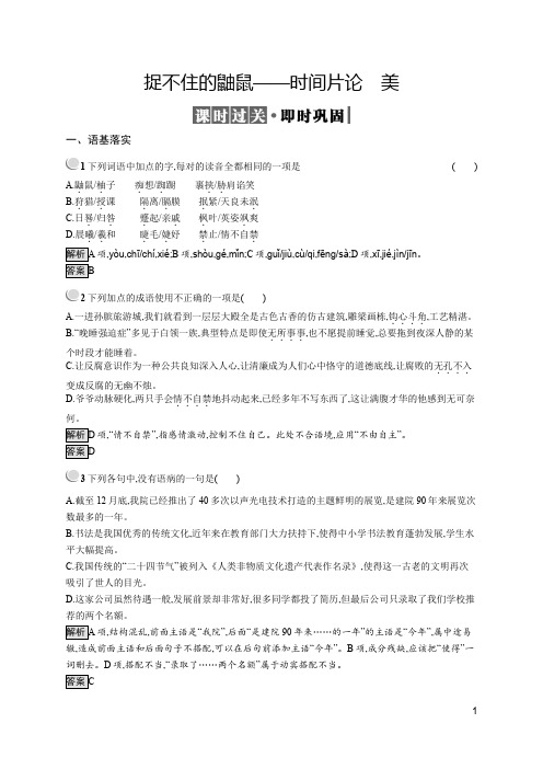 捉不住的鼬鼠——时间片论 美