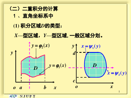 重积分二重积分的习题课ppt课件.ppt