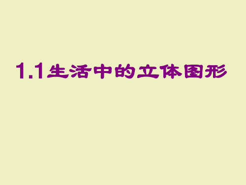 最新北师大版七年级数学上册全套PPT课件