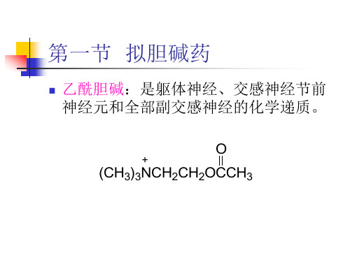 药物化学外周神经系统药物