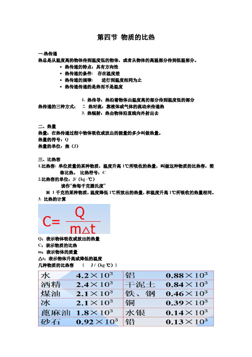 物质比热