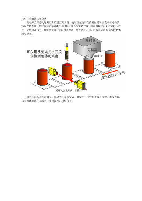 光电开关的结构和分类