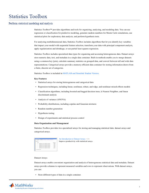 Statistics Toolbox