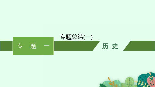 人民版高考历史一轮总复习精品课件 专题一 古代中国的政治制度 专题总结(一)