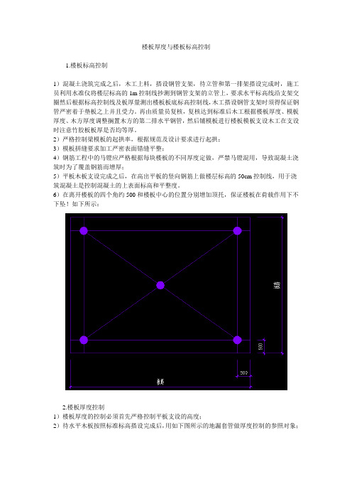 楼板厚度与层高控制方法